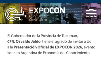 EXPOCON 2026: Tucumán vuelve a Buenos Aires para mostrar el potencial de su economía del conocimiento