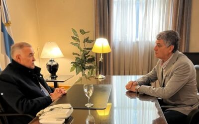 Salvatierra mantuvo una reunión de trabajo con el gobernador Osvaldo Jaldo en la Casa de Tucumán en CABA